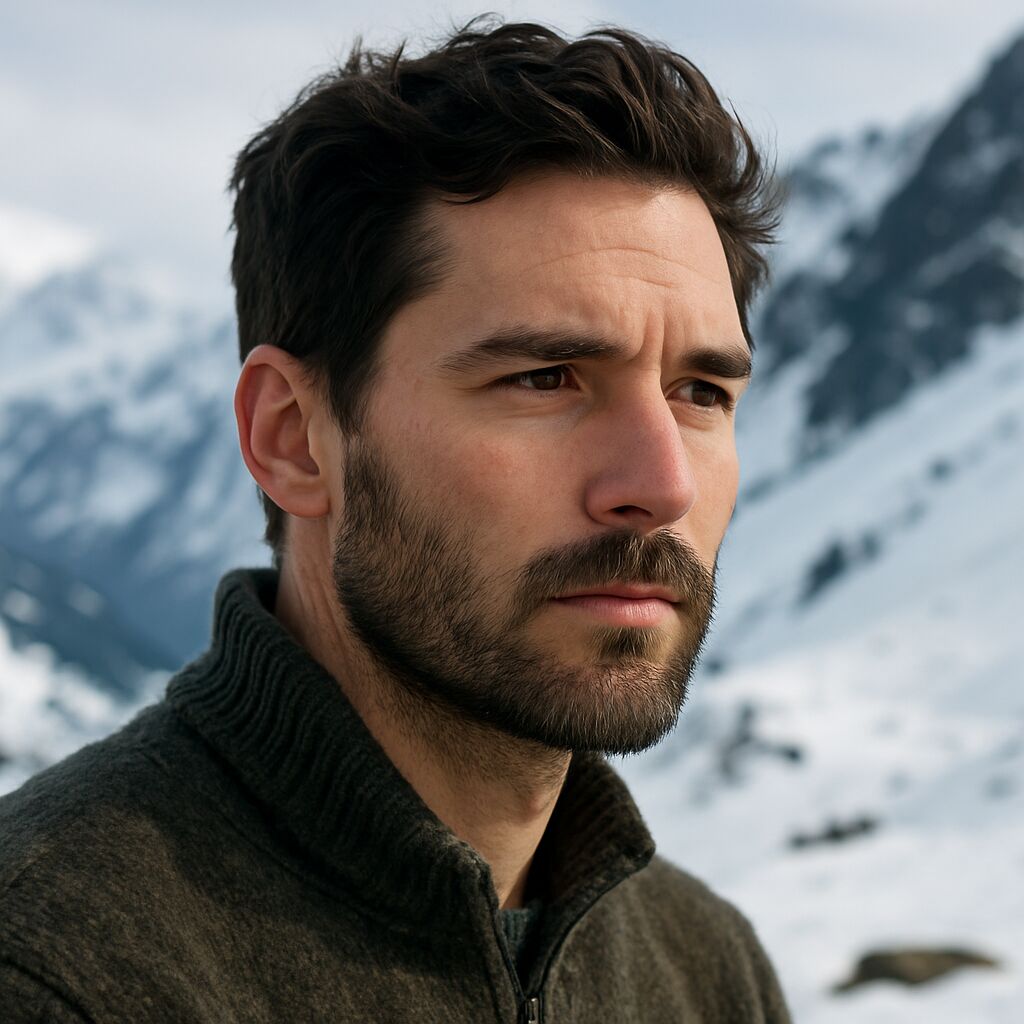 After AI upscaling 4k high resolution enhanced image - portrait enhancement